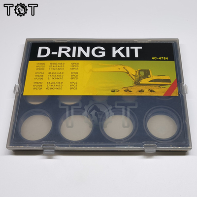 D Ring Kit 4C4784 de Oil Seal da máquina escavadora do PEQUENO 35*25*10mm