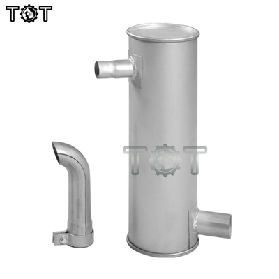 O dobro engrossa as peças de Muffler erpillar Exhaust da máquina escavadora de E307 E70B 4D32
