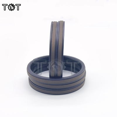 Segmento do pistão hidráulicos de ISO9001 SPGW PTFE para a maquinaria de construção