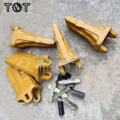 Pinos verticais amarelos do dente da cubeta de Bucket Teeth 18S PC30 YM30 PC40 da máquina escavadora